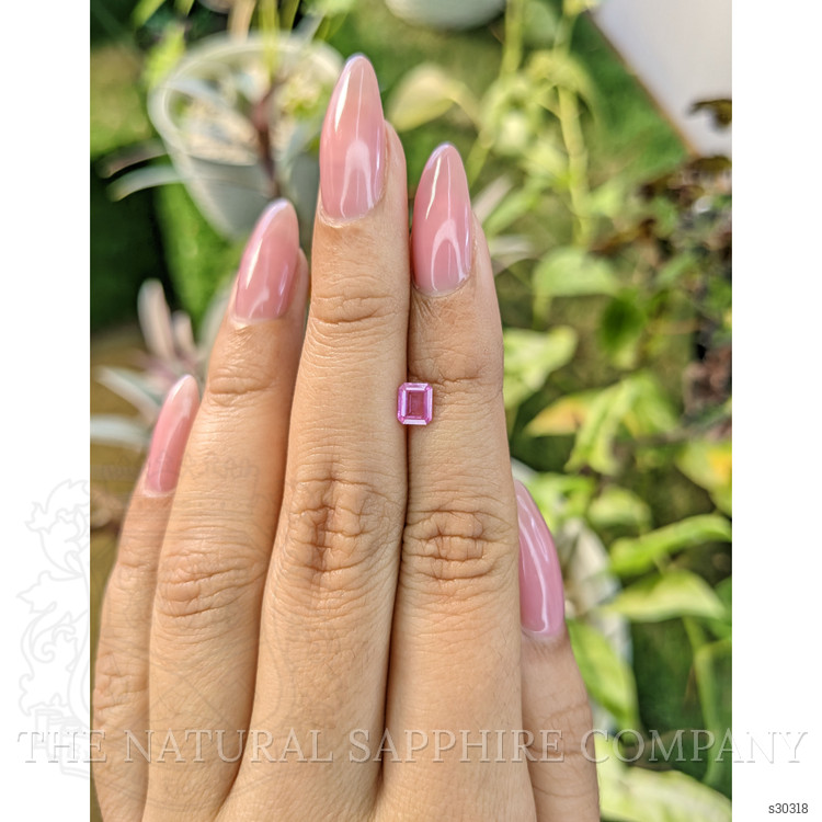 0.55 Ct. Pink Sapphire from Ceylon (Sri Lanka)