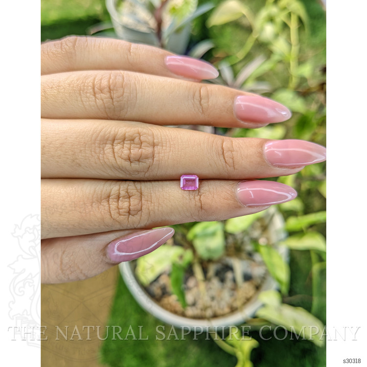 0.55 Ct. Pink Sapphire from Ceylon (Sri Lanka)