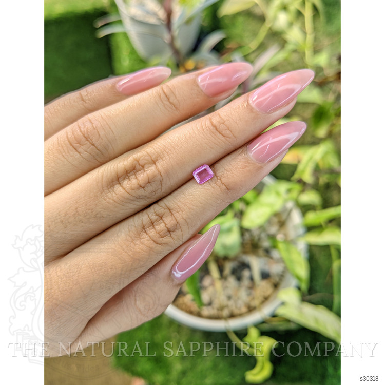 0.55 Ct. Pink Sapphire from Ceylon (Sri Lanka)