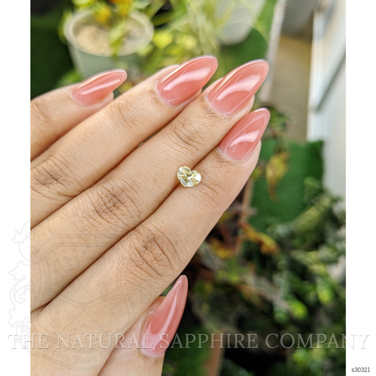 0.70 Ct. Yellow Sapphire from Ceylon (Sri Lanka)