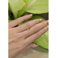 0.75 Ct. Yellow Sapphire from Ceylon (Sri Lanka) Life Style