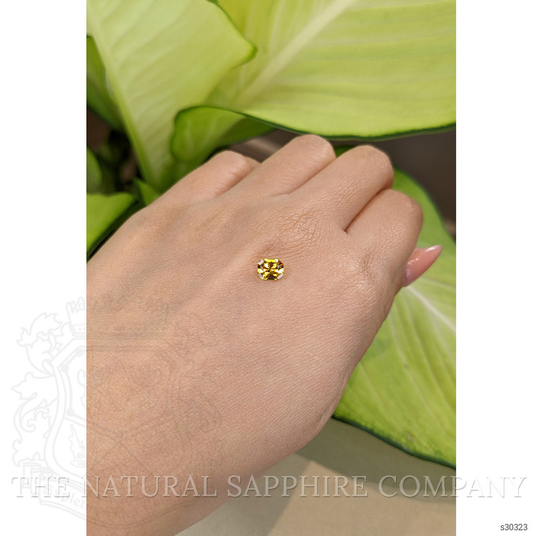 0.75 Ct. Yellow Sapphire from Ceylon (Sri Lanka)