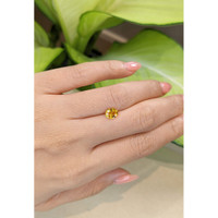 1.01 Ct. Yellowish Orange Sapphire from Ceylon (Sri Lanka) Life Style
