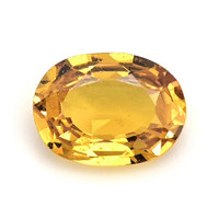 1.12 Ct. Orangish Yellow Sapphire from Ceylon (Sri Lanka) Video