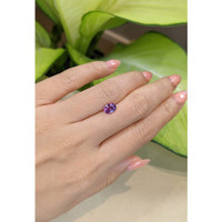 1.11 Ct. Purple Sapphire from Ceylon (Sri Lanka) Life Style