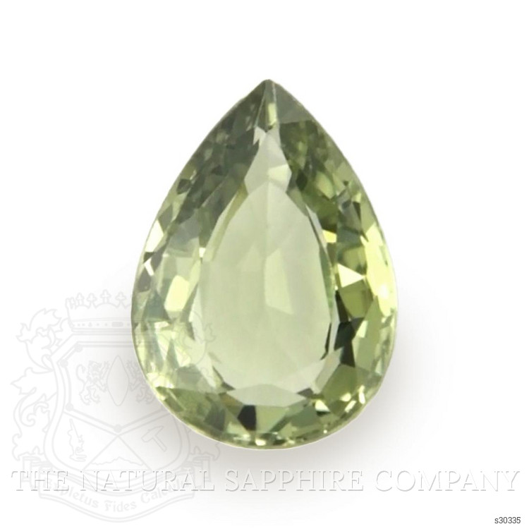 0.83 Ct. Green Sapphire from Ceylon (Sri Lanka)