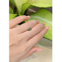 0.87 Ct. Green Sapphire from Ceylon (Sri Lanka) Life Style
