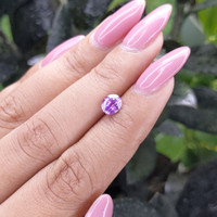 1.10 Ct. Purple Sapphire from Madagascar Life Style