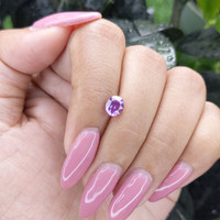 1.10 Ct. Purple Sapphire from Madagascar Life Style