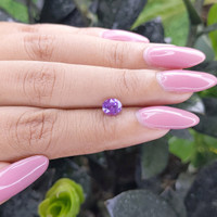 1.10 Ct. Purple Sapphire from Madagascar Life Style
