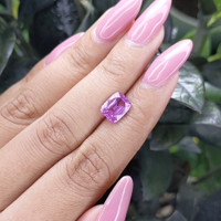 2.58 Ct. Pinkish Purple Sapphire from Madagascar Life Style