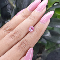 1.53 Ct. Pink Sapphire from Madagascar Life Style
