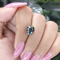 3.52 Ct. Green Sapphire from Madagascar Life Style