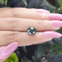 3.52 Ct. Green Sapphire from Madagascar Life Style
