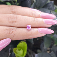 1.20 Ct. Purplish Pink Sapphire from Madagascar Life Style