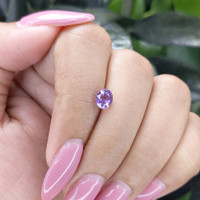 1.02 Ct. Purple Sapphire from Madagascar Life Style