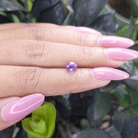 1.02 Ct. Purple Sapphire from Madagascar Life Style