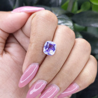 3.04 Ct. Bluish Purple Sapphire from Madagascar Life Style