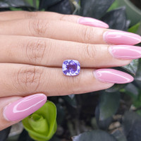 3.04 Ct. Bluish Purple Sapphire from Madagascar Life Style