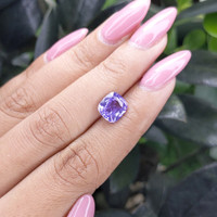 3.04 Ct. Bluish Purple Sapphire from Madagascar Life Style