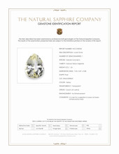1.26 Ct. Yellow Sapphire from Ceylon (Sri Lanka) Scan Report