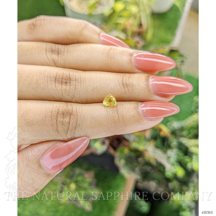 1.02 Ct. Yellow Sapphire from Ceylon (Sri Lanka)