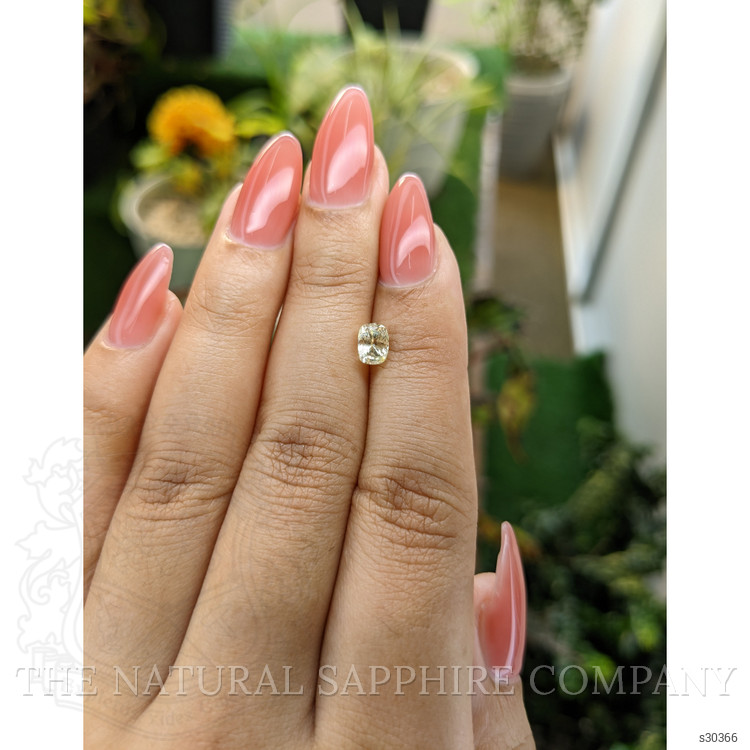 0.99 Ct. Yellow Sapphire from Ceylon (Sri Lanka)