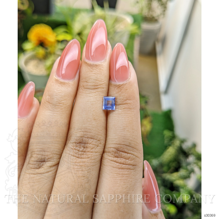 0.76 Ct. Blue Sapphire from Ceylon (Sri Lanka)