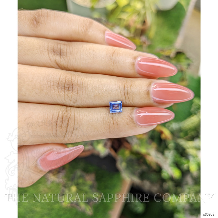 0.76 Ct. Blue Sapphire from Ceylon (Sri Lanka)