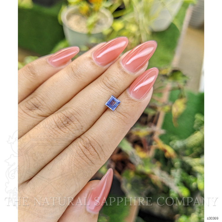 0.76 Ct. Blue Sapphire from Ceylon (Sri Lanka)