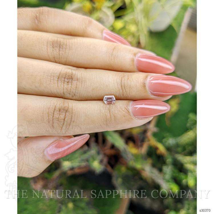 0.56 Ct. Peach Sapphire from Ceylon (Sri Lanka)