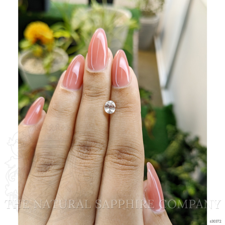 0.85 Ct. Peach Sapphire from Ceylon (Sri Lanka)