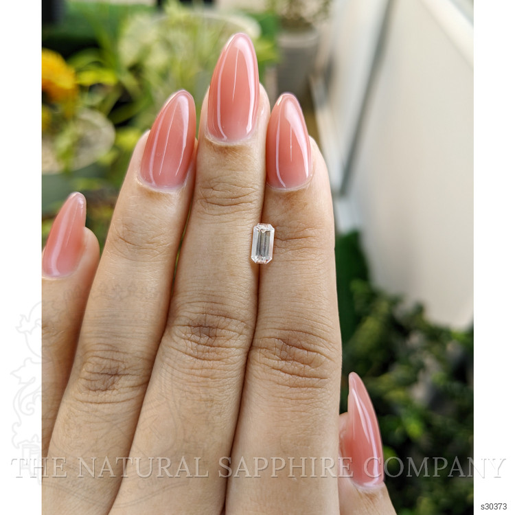 0.86 Ct. Peach Sapphire from Ceylon (Sri Lanka)