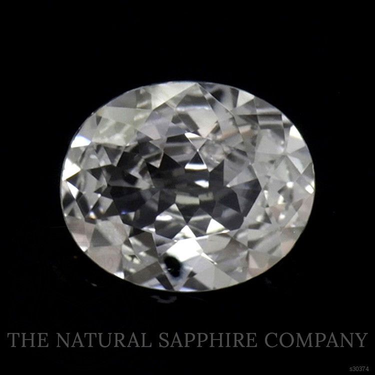 0.71 Ct. White Sapphire from Ceylon (Sri Lanka)
