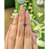 0.87 Ct. Color Change Sapphire from Ceylon (Sri Lanka) Life Style