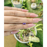 0.87 Ct. Pinkish Purple Sapphire from Ceylon (Sri Lanka) Life Style