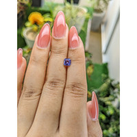 0.79 Ct. Violet Sapphire from Ceylon (Sri Lanka) Life Style
