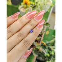 0.79 Ct. Violet Sapphire from Ceylon (Sri Lanka) Life Style