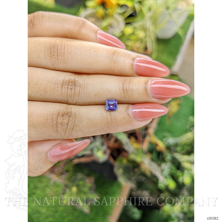0.79 Ct. Violet Sapphire from Ceylon (Sri Lanka)