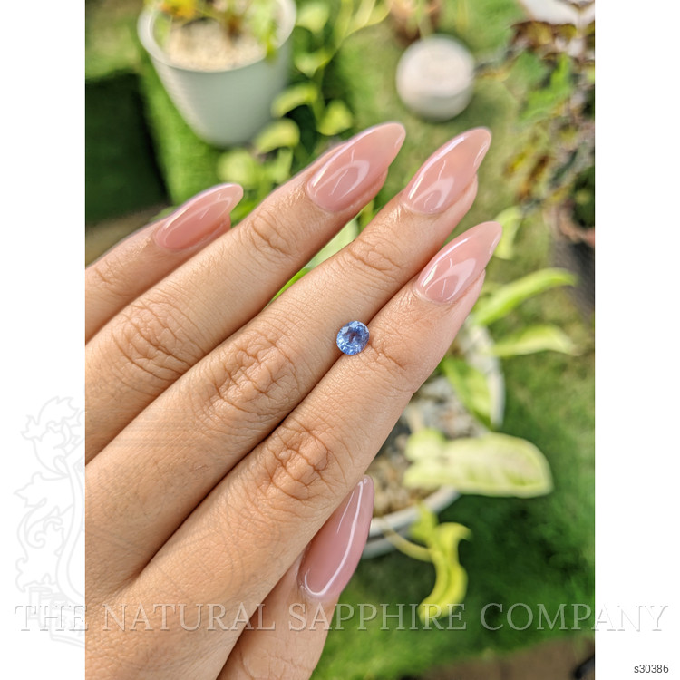 0.62 Ct. Blue Sapphire from Ceylon (Sri Lanka)