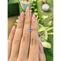 0.62 Ct. Blue Sapphire from Ceylon (Sri Lanka) Life Style