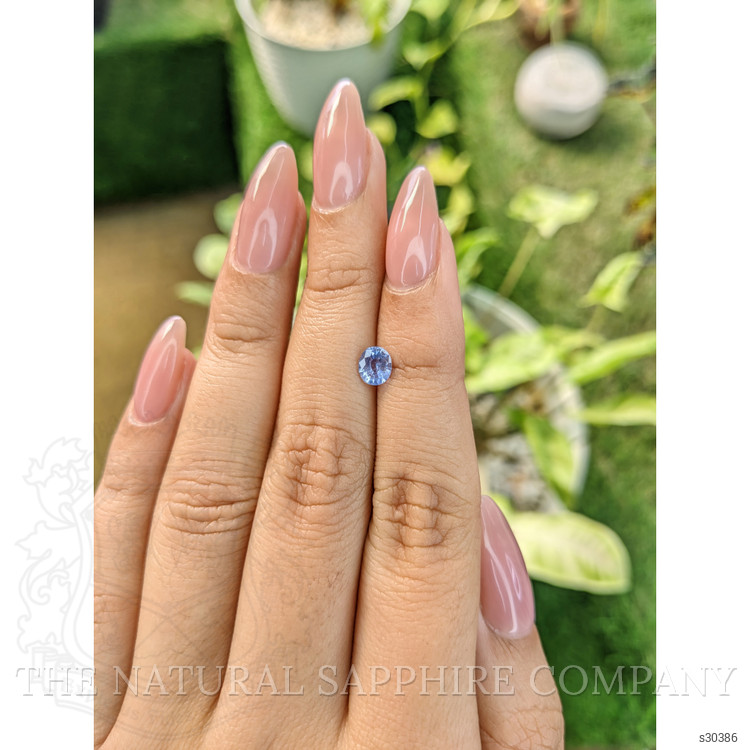 0.62 Ct. Blue Sapphire from Ceylon (Sri Lanka)
