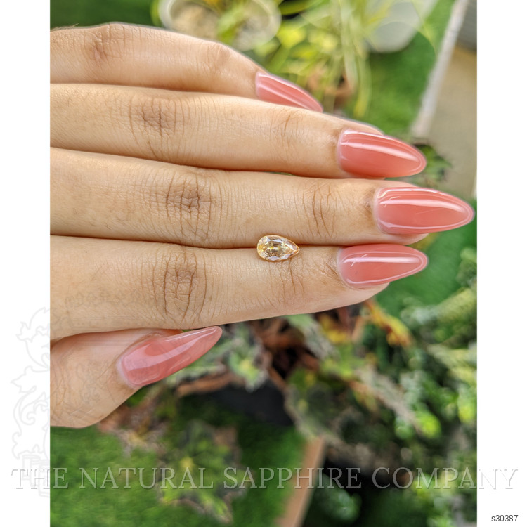 1.25 Ct. Peach Sapphire from Ceylon (Sri Lanka)