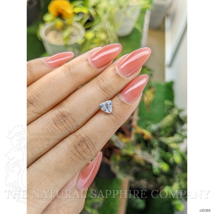 1.09 Ct. White Sapphire from Ceylon (Sri Lanka)