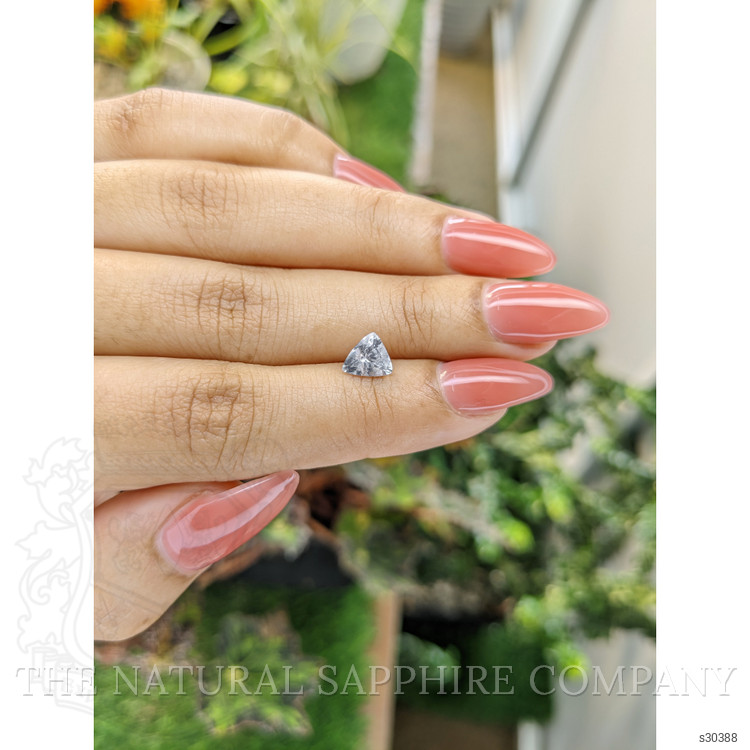 1.09 Ct. White Sapphire from Ceylon (Sri Lanka)