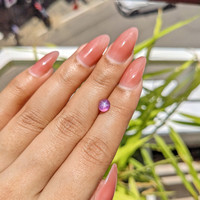 1.53 Ct. Pinkish Purple Star Sapphire from Ceylon (Sri Lanka) Life Style