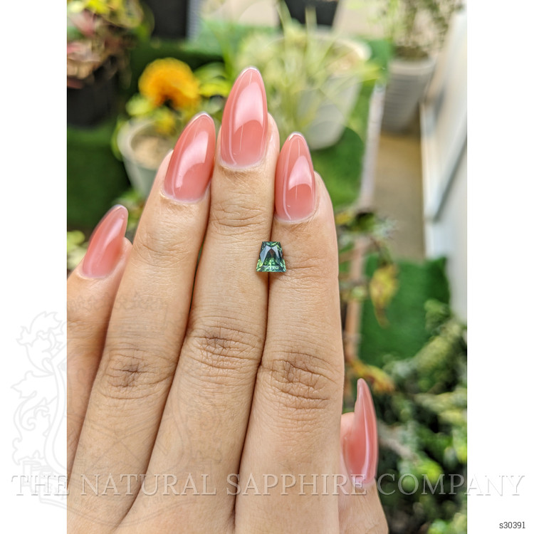 1.09 Ct. Green Sapphire from Madagascar