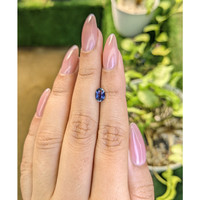 1.00 Ct. Bi Color / Parti Sapphire from Ceylon (Sri Lanka) Life Style