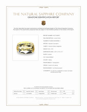 0.92 Ct. Yellow Sapphire from Ceylon (Sri Lanka) Scan Report