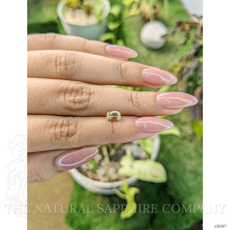 0.92 Ct. Yellow Sapphire from Ceylon (Sri Lanka)